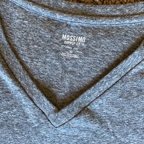 Mossimo Gray V-Neck tee - Picture 2 of 4